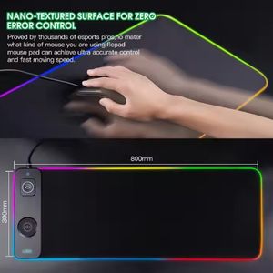 แผ่นรองเมาส์แฟชั่นใหม่ปี 2026 สำหรับดรอปชิปปิ้ง แผ่นรองเมาส์สำหรับโต๊ะทำงาน แผ่นรองคีย์บอร์ดขนาดใหญ่ พรมรองโต๊ะคอมพิวเตอร์ แผ่นรองเมาส์ - Product Image 5