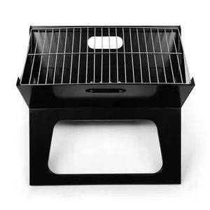 Vente en gros réchaud à charbon de camping de type X mini valise grillades extérieures barbecue griller barbecue four