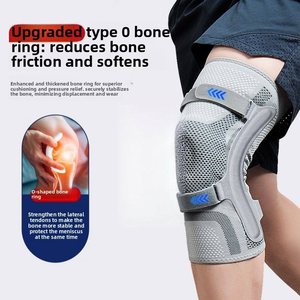 <span class=keywords><strong>Rodillera</strong></span> Médica con Resortes Laterales y Almohadilla de Silicona, Soporte Ajustable para Rodilla, Alivio del Dolor de <span class=keywords><strong>Menisco</strong></span>, Artritis y Articulaciones - Product Image 1
