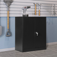 Armoires de classement en acier à 2 portes de haute qualité Armoires de rangement en fer Armoire de bureau en métal pour salle de sport