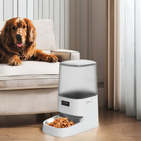 Distributeur automatique de nourriture pour animaux CITICITY, programmable, alimenté par batterie, en acier inoxydable et plastique, design bouteille portable, contrôlable par application