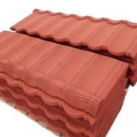 Tuiles de toiture en pierre colorée - Tôles de toiture métalliques légères et résistantes aux intempéries pour la construction de maisons