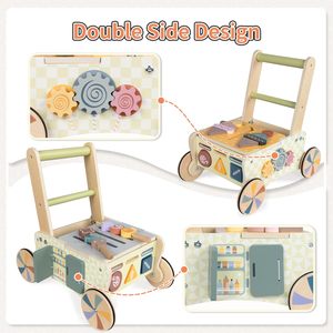 Andador de Madera 3 en 1 para Bebés, Importadores y Mayoristas, Andador Multifuncional Estacionario para Bebés - Product Image 1