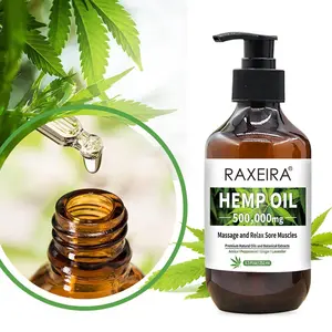 Private Label Natural and Organic Hemp Oil Massage Oil