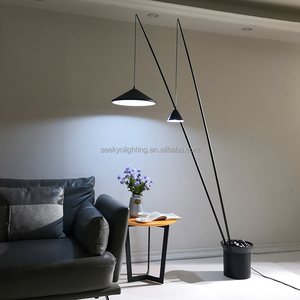Led Lighted Floor Tiles <strong>Tall</strong> Floor <strong>Lamp</strong> <strong>Gold</strong> and White Floor <strong>Lamps</strong> for Beautician Rooms - Product Image 3