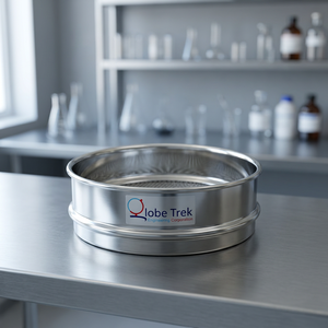 Tamis d'essai en treillis métallique tissé Globetrek ISO 3310 / ASTM E11 en acier inoxydable pour l'analyse de la granulométrie - Product Image 3