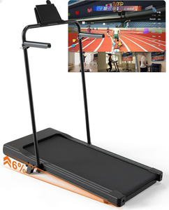 Foldable Under Desk Treadmill Electric Walking <b>Running</b> <b>Machine</b> Touch Screen APP Control Auto Incline for Home Office - Product Image 1
