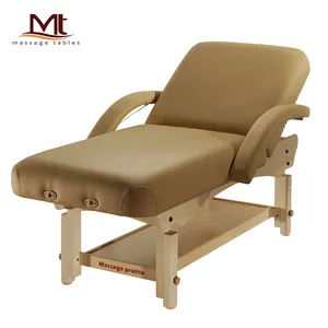 Massage Tafel Couch Spa Bed Salon Stationaire Houten Gezicht Bed