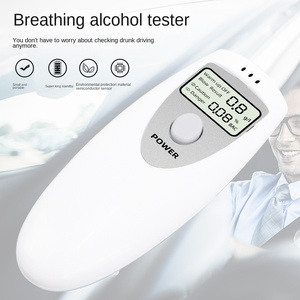 Detector de concentración de alcohol portátil de alta precisión, pantalla digital, probador de alcohol por soplado para conducir ebrio - Product Image 4