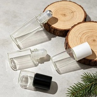 Flacon compte-gouttes rond en verre personnalisé de 1 ml, 2 ml, 3 ml, 5 ml, 10 ml pour emballage cosmétique