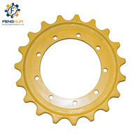 Pièces de train motric pour excavatrices FENGHUA PC1250/PC1250-7/PC1250-8, compatibles avec PC300/PC350/PC400/PC450/PC650/PC750/PC800 (Jaune)