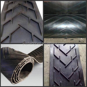 Sabuk Konveyor Chevron Bentuk V Industri Sabuk Konveyor Karet Poliester untuk Area dengan Kondisi Lereng - Product Image 4