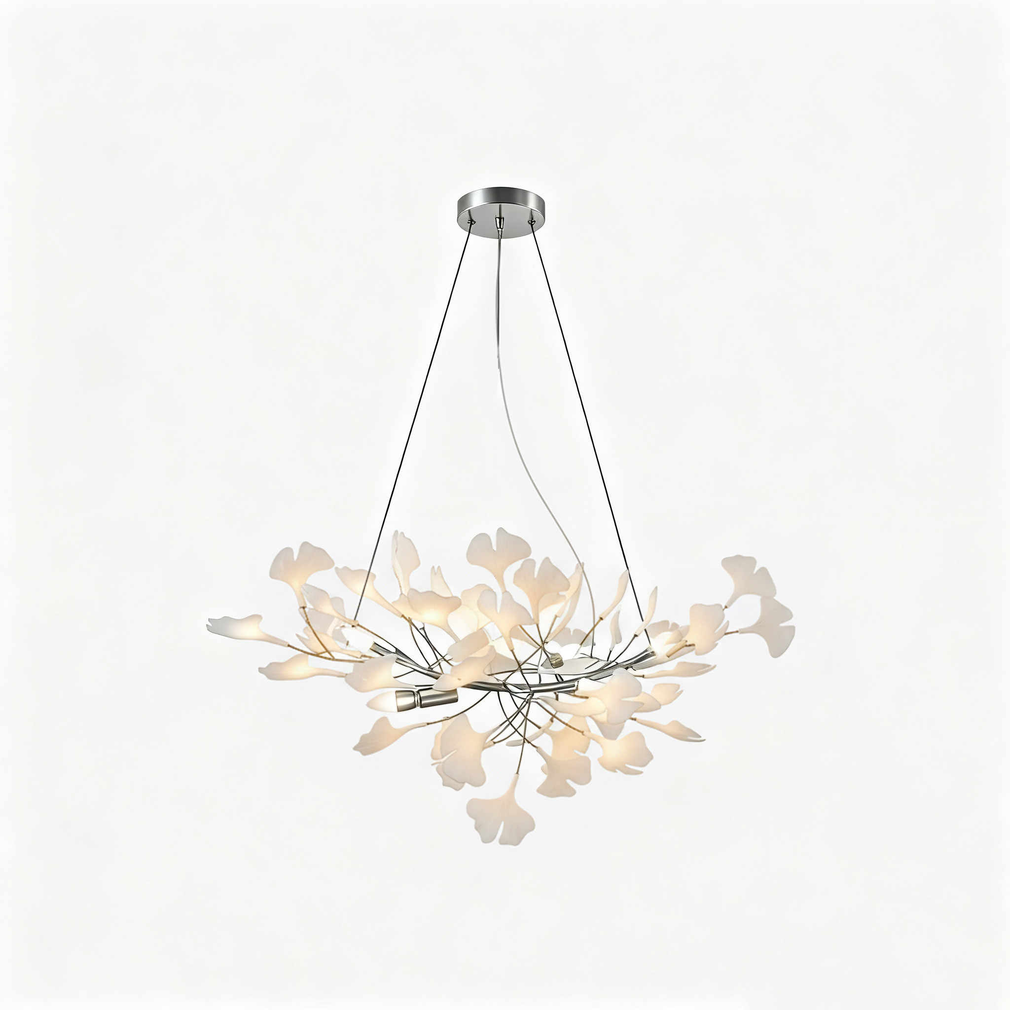 L 60cm x l 35cm x H 35cm / Nickel+Blanc