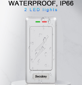 S12 impermeable RS232 Wiegand 26 44, 56, 58 Control DE ACCESO 125Khz Em ID 13,56 MHz Mifare IC RFID NFC lector de tarjetas Control de acceso - Product Image 2