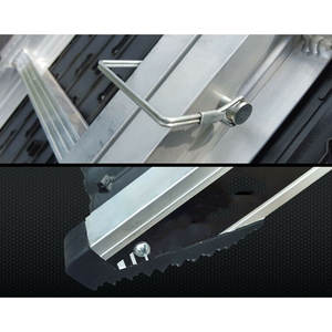 ทางลาดอะลูมิเนียมแบบพับได้สามตอนสำหรับ<span class=keywords><strong>รถ</strong></span>จักรยานยนต์ ATV UTV <span class=keywords><strong>รถ</strong></span>กอล์ฟ สกี สโนว์โมบิล พร้อมแผ่นกันลื่นและบันไดกันลื่น - Product Image 2