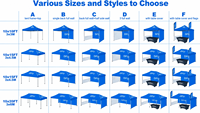 Tissu Oxford Adamx personnalisé, imprimé par sublimation, résistant aux UV, ignifuge, imperméable, avec cadre en aluminium portable pour l'extérieur