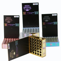 Présentoir à cigarettes en acrylique à miroir avec impression personnalisée en lucite pour fumer les cigares de bureau