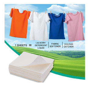 Kelee Giặt Chất Tẩy Rửa Tấm <span class=keywords><strong>3</strong></span> Trong 1 Màu Grabber Màu Catchers Máy Sấy Tấm Dissolvable Giặt Xà Phòng Tấm - Product Image 2