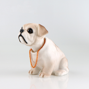 ตุ๊กตาสุนัขพันธุ์ปั๊กส่ายหัว ของเล่นสุนัขส่ายหัว ตุ๊กตาสุนัขติดคอนโซลรถยนต์ - Product Image 3