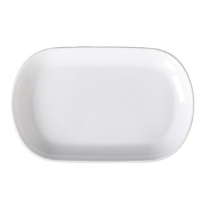 A5 White <b>Melamine</b> Dishware Rice Noodle Roll <b>Plate</b>, Commercial Imitation Porcelain <b>Plate</b>, Commercial Creative Barbecue - Product Image 3