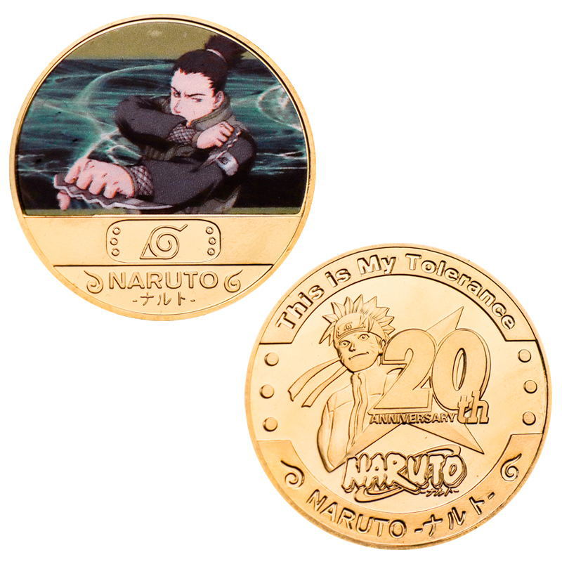 Naruto Coins: Kakashi Crypto - 3D Spinning Challenge Coin
