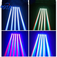 BOTAI 5 yeux RGBW lumière principale mobile Ultra-Bright 28,000LM sortie 270 ° inclinaison verticale DMX512 contrôle LED CE/RoHS certifié pour DJ