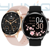 Jam Tangan Pintar Yuniq 2023 Monitor Detak Jantung Tekanan Darah Pelacak Tidur Jam Alarm Layar IPS IP67 Desain Mewah Unisex