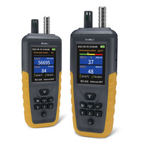Detector de Gases Múltiples Portátil, Monitor de Calidad del Aire PM2.5, Contador de Partículas de Polvo, Analizador de Tamaño de Partículas con Software PDF y Registrador de Datos