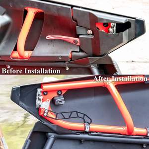 Pestillos de puerta de recubrimiento de polvo negro, compatibles con modelos de puerta UTV Can-Am <span class=keywords><strong>Maverick</strong></span> <span class=keywords><strong>X3</strong></span> X DS RS Turbo R <span class=keywords><strong>Max</strong></span> 2 y 4 - Product Image 6