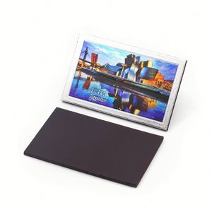 Factory Cheap Price Newest Custom 3D Aluminum Foil Embossed Metal Bilbao Spain Souvenir Gift <b>Fridge</b> Magnets - Product Image 3