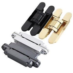 บานพับแบบซ่อน 3 มิติ ปรับได้ 180 องศา ผลิตจากโลหะผสมสังกะสี สำหรับประตูไม้ - Product Image 4