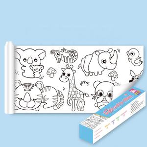 Rotolo di Carta Adesiva per Disegno per Bambini, 3m, 10m, con Stampe Cartoon, per Colorare e Dipingere Fai-<span class=keywords><strong>da</strong></span>-Te - Product Image 4