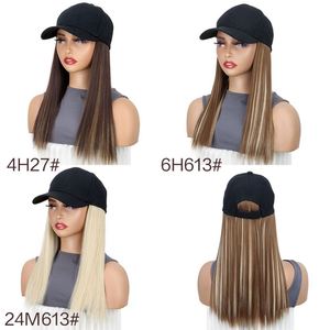 IStapromo Regalos al por Mayor, Gorra de Béisbol con Peluca de Alta Calidad, Personalizada, Cabello Sintético Corto, Liso y Rizado, Gorras de Peluca Negras - Product Image 2