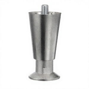 Pied de support à bride réglable <span class=keywords><strong>1</strong></span>/2-13 X <span class=keywords><strong>1</strong></span>/2" en acier inoxydable finition noir mat, design moderne, robuste pour - Product Image 1