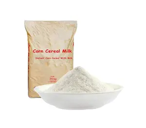 Leche en polvo de cereales de maíz para bebé, 25kg, leche de maíz instantánea