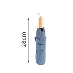 Parapluie Moderne Double Usage à 3 Plis, Nouveau Modèle Pliant Facile avec Poignée Intégrée, Design Simple pour Jours Pluvieux et Ensoleillés - Product Image 3