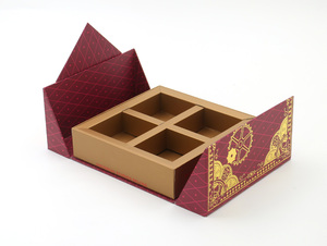 Caja de pastel de regalo de embalaje personalizado de lujo con compartimento divisorio para almacenamiento y transporte de pasteles - Product Image 2