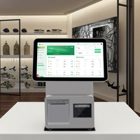 Terminal de paiement de caisse enregistreuse à double écran intelligent Win-dows 10/11/Android/Linux de 15.6 pouces vente en gros
