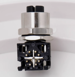 <strong>M12</strong> <strong>8</strong> <strong>Pin</strong> <strong>X</strong> <strong>Coded</strong> <strong>Connector</strong> Female Right Angle PCB Mounted DIP Waterproof DeviceNet Profibus Industrial Ethernet Switch - Product Image 4