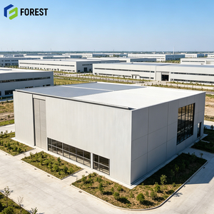 Seismic Proof Pre Engineered Steel Structure Industrial Warehouse Prefabricated Clear Span <b>Metal</b> Storage Depot - Product Image 1