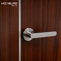 Porte coupe-feu en bois massif minimaliste haute densité, porte intérieure en bois résistante au feu pour bâtiments commerciaux et résidentiels