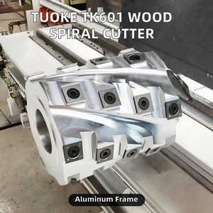 หัวกัดไม้แบบเกลียว YUFU TK601 D125xD40xH80xZ8 ตัวเครื่องอะลูมิเนียม ใบมีดเดี่ยว สำหรับงานกัดไม้ ODM/OEM - Product Image 3