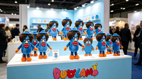 Boneka Karakter Kartun Plushie Lembut Isi Dakron untuk Hadiah Promosi Boneka Plushie Custom