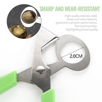 Gloway Kitchen Gadget Petit Ciseaux À Oeufs Outil Séparateur De Coquille D'oeuf Vert Ouvre-Pigeon Caille Coupe-oeufs Ciseaux