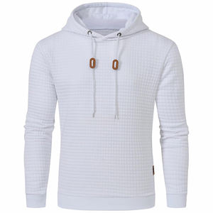 Sweat-shirts à capuche élégants pour hommes, 100 % coton, respirants et à séchage rapide, avec logo personnalisé imprimé, collection hiver 2026 - Product Image 1