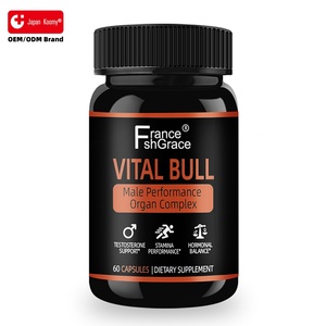 Cápsulas de Alta Potencia de Órganos de Res Vital Bull, Suplemento para el Apoyo Nutricional - Product Image 1