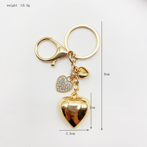Portachiavi alla moda con cuore creativo alla moda borsa creativa pendente accessori - Product Image 2