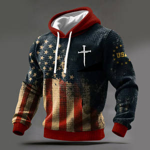 Sudadera con Capucha para Hombre, 100% Poliéster, Impresión por Sublimación, Transpirable, Manga Regular, Diseño de Aniversario 2026 - Product Image 4