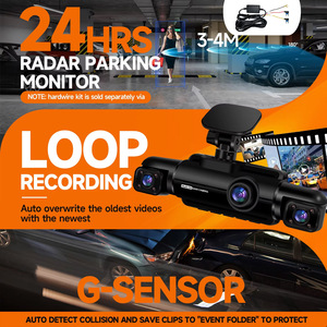 <span class=keywords><strong>360</strong></span> máy ảnh xe 4 kênh Dash Cam xe máy ảnh 1080P tầm nhìn ban đêm Xe <span class=keywords><strong>DVR</strong></span> Dash Cam được xây dựng trong wifi với GPS bãi đậu xe màn hình - Product Image 5