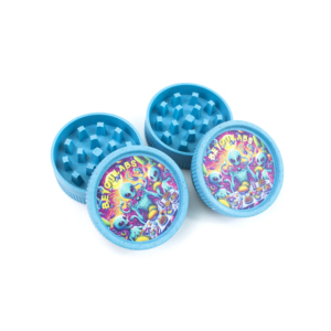 Beyoulabs Round Plastic Dry <b>Herb</b> Grinder with Colorful Octopus Design in Blue Green Purple White and Black - Product Image 4